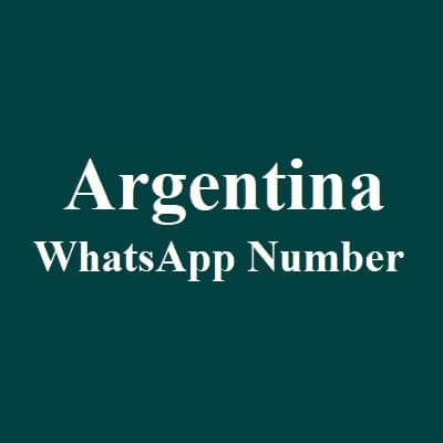 阿根廷 Whatsapp 数据​