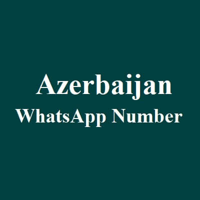 阿塞拜疆 Whatsapp 数据​