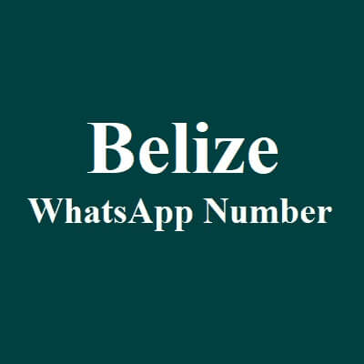 伯利兹 Whatsapp 数据​