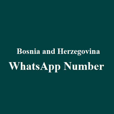 波斯尼亚和黑塞哥维那 WhatsApp 数据​