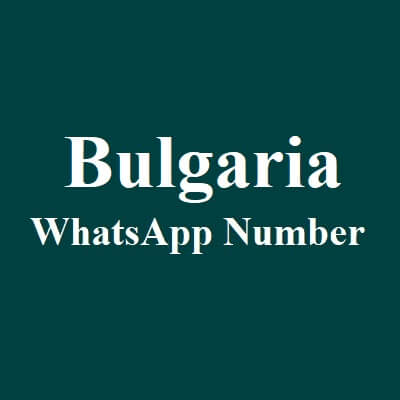 保加利亚 WhatsApp 数据​