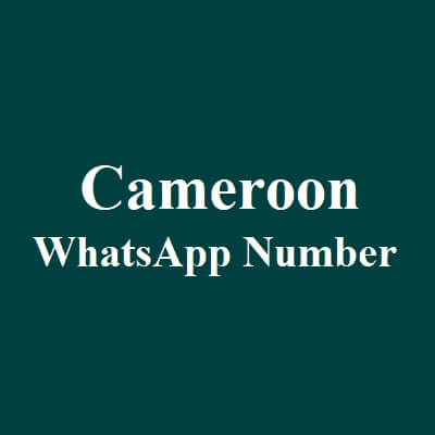 喀麦隆 WhatsApp 数据