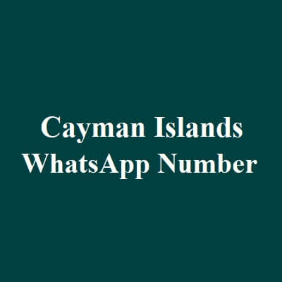 开曼岛 WhatsApp 数据