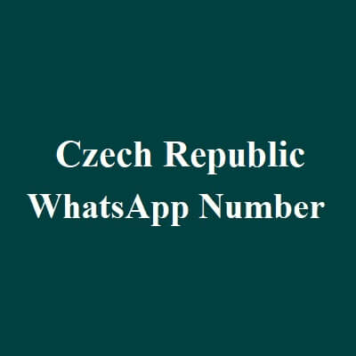 捷克共和国 WhatsApp 数据​
