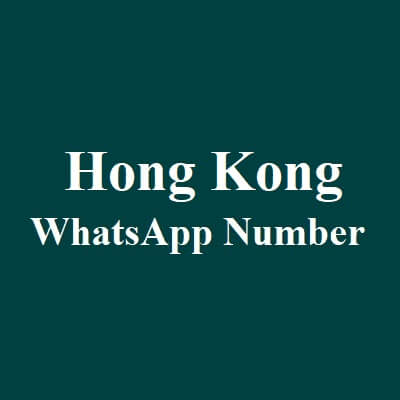 Hong Kong WhatsApp Data