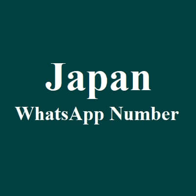 Japan WhatsApp Data