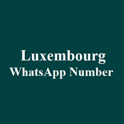 Luxembourg WhatsApp Data
