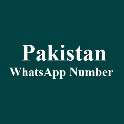 Pakistan WhatsApp Data
