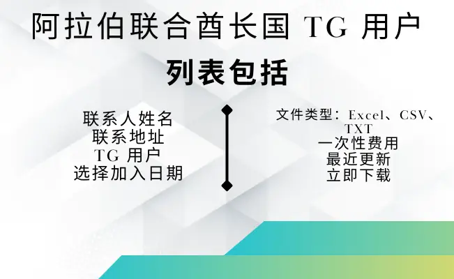 阿拉伯联合酋长国 TG 用户
